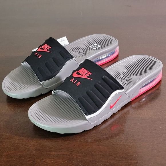 Nike | Shoes | Nike Air Max Camden Womens Slides Sandals Bred Black Red  Gray 9 95 Vapormax | Poshmark